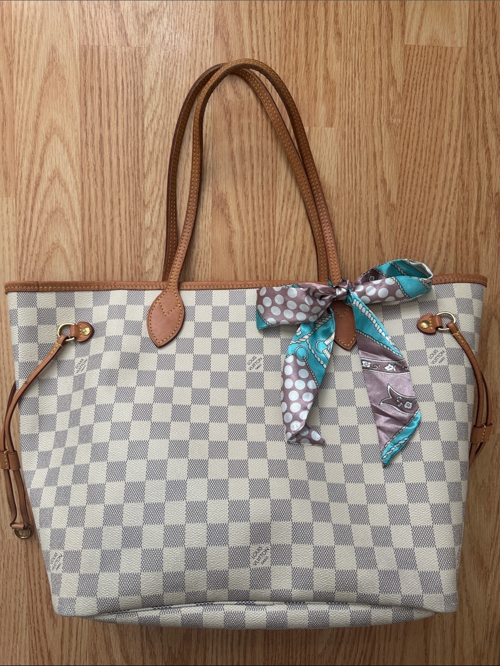 LOUIS VUITTON Authentic NEVERFULL MM Shoulder Bag Medium Size 12.2x5.5x11 in